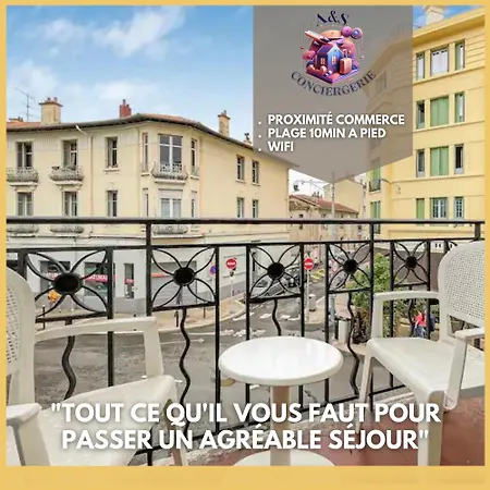 Chic Cannois Proche De La Croisette Канны